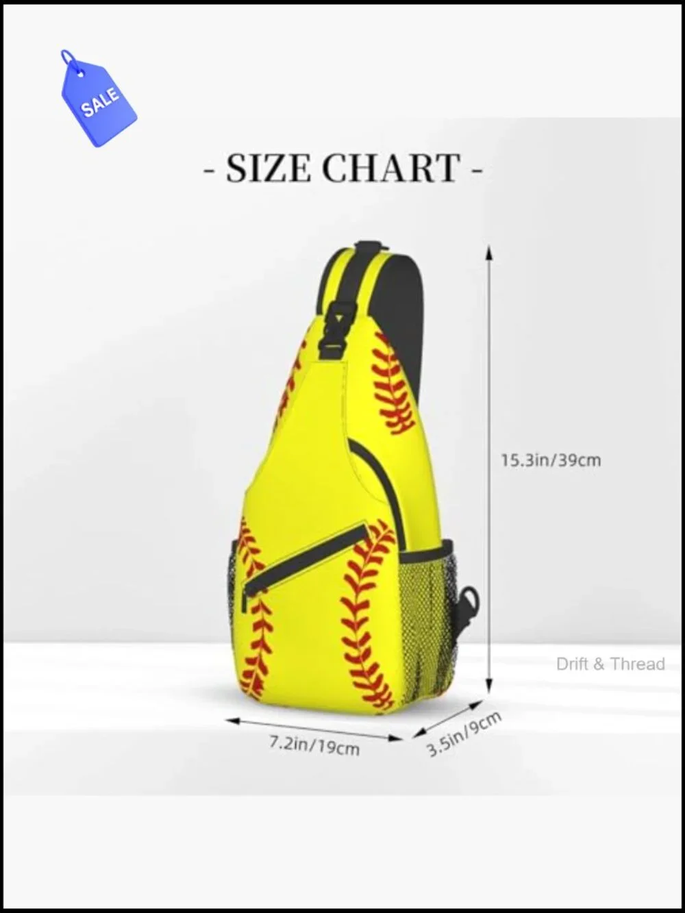 Sling Bag Crossbody Backpack Casual Chest Shoulder Pack Travel Hiking Daypack